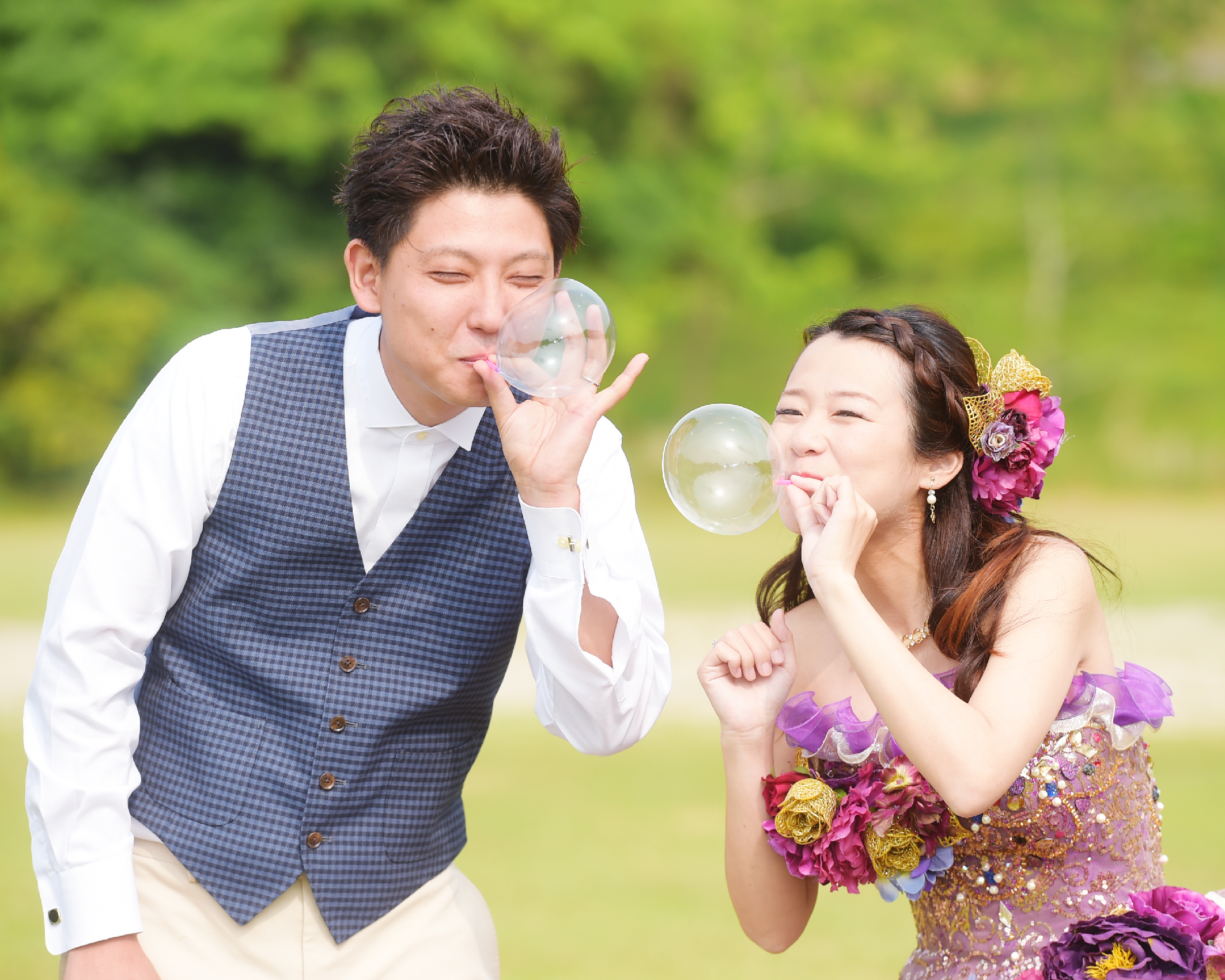 福岡店 前撮り 割れないシャボン玉 熊本 福岡の結婚式前撮りは The Wedding Town ザ ウェディング タウン フォト ウエディング専門店