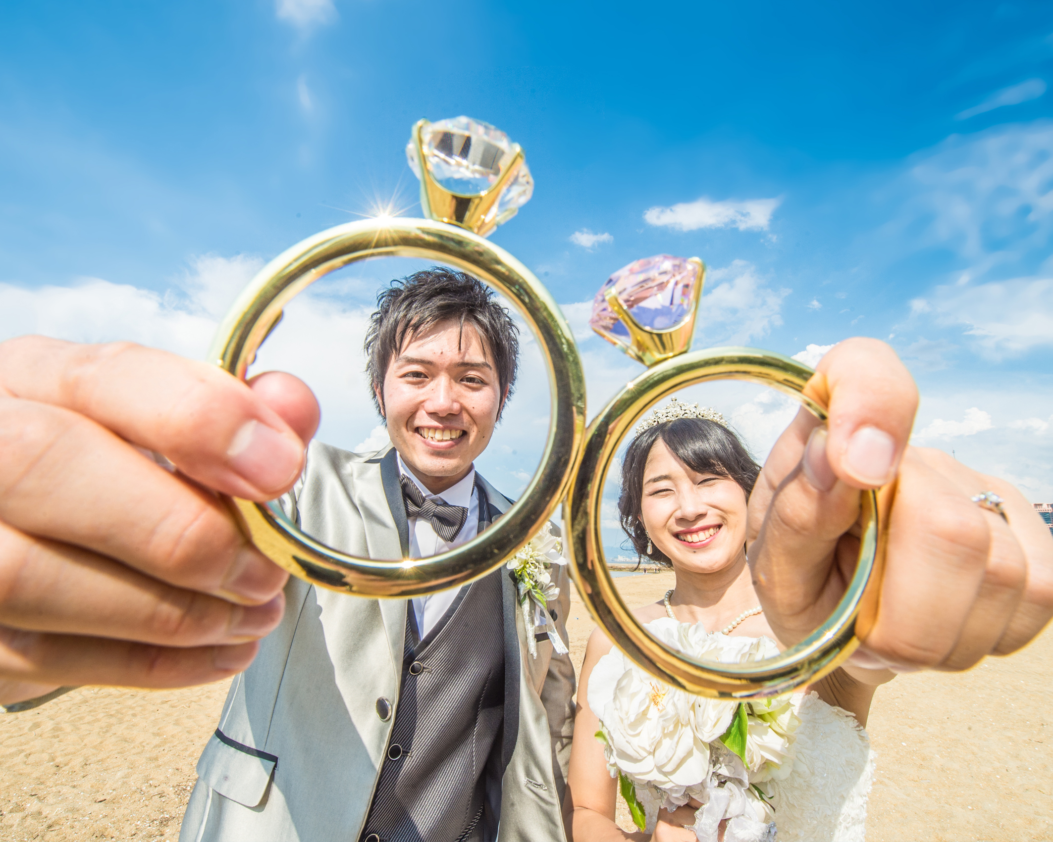 福岡店 前撮り 2つの指輪で 前撮り フォトウェディング専門店のthe Wedding Town 熊本 福岡 福岡店 前撮り 2つの指輪で 前撮り フォトウェディング専門店のthe Wedding Town 熊本 福岡