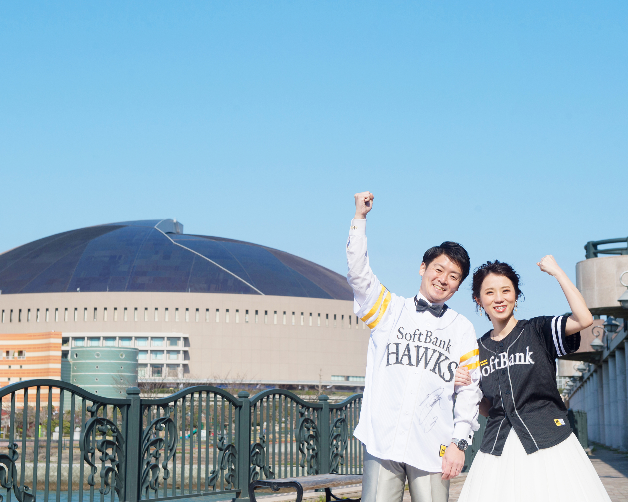 前撮り 福岡店 ヤフオクドーム 前撮り フォトウェディング専門店のthe Wedding Town 熊本 福岡