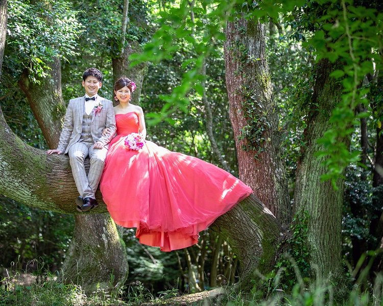 熊本前撮りオススメのロケ地：立田の森│熊本の前撮り・フォトウェディングはTHE WEDDING TOWN