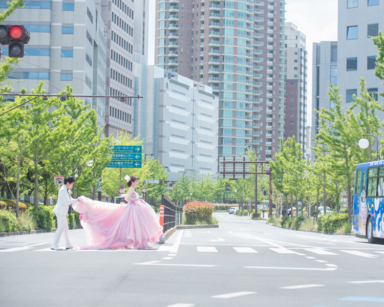洋装フォトウェディング│福岡の前撮り・フォトウェディングはTHE WEDDING TOWN