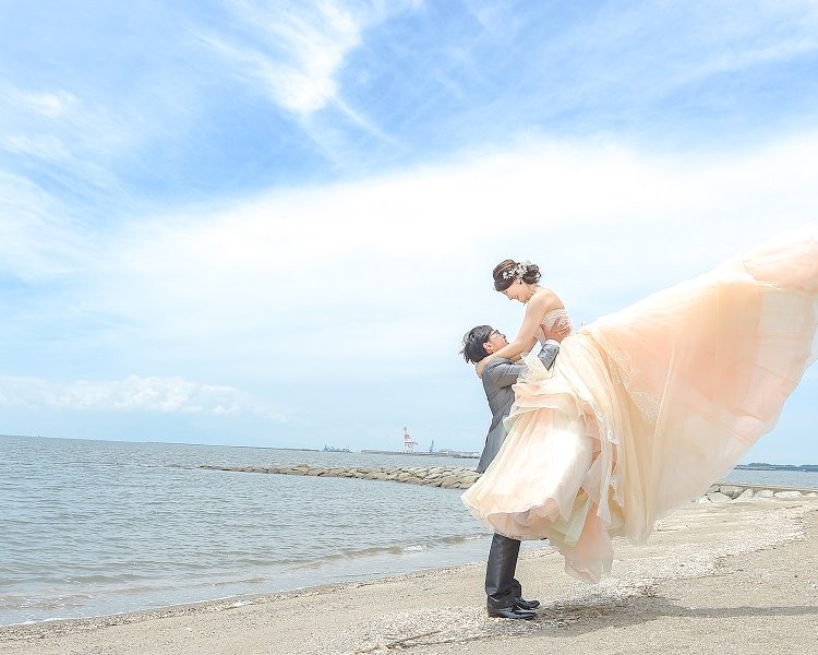 熊本前撮りオススメのロケ地：裏新港熊本の前撮り・フォトウェディングはTHE WEDDING TOWN