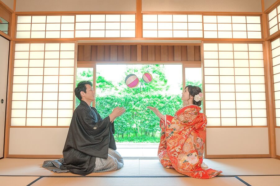 熊本前撮りオススメのロケ地：白川茶室│熊本の前撮り・フォトウェディングはTHE WEDDING TOWN
