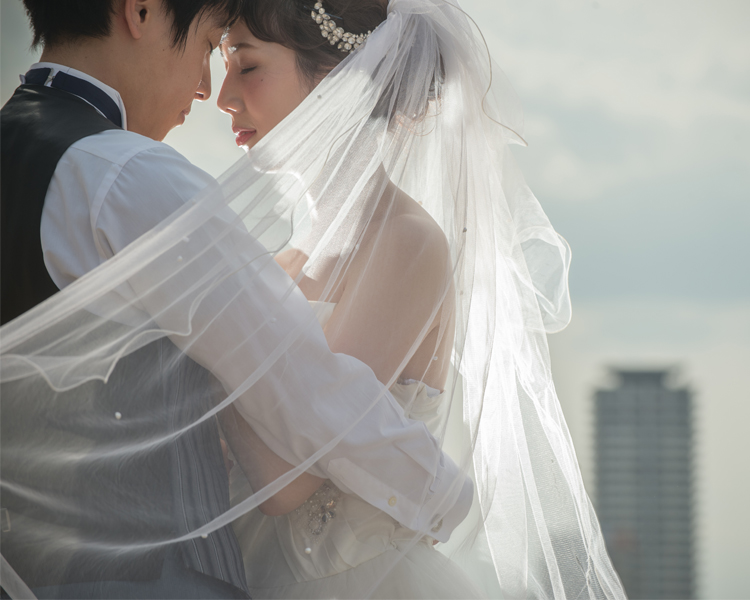 福岡　百道浜での前撮り│福岡の前撮り・フォトウェディングはTHE WEDDING TOWN