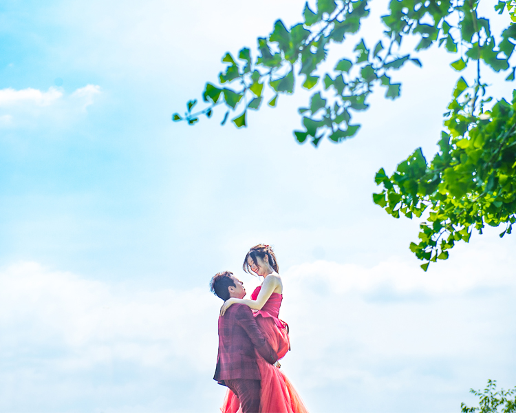 福岡　舞鶴公園での前撮り│福岡の前撮り・フォトウェディングはTHE WEDDING TOWN