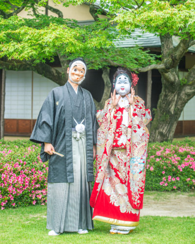 前撮り 福岡店 ひょっとこ おかめ 前撮り フォトウェディング専門店のthe Wedding Town 熊本 福岡